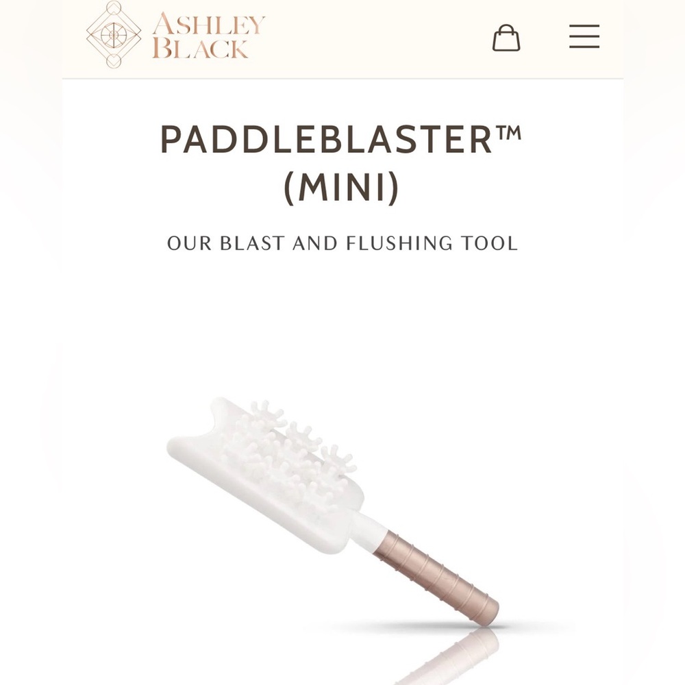 Ashley Black White and Brown Mini PaddleBlaster